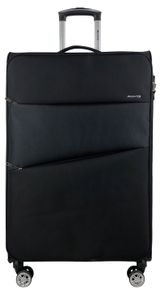 Изображение товара Чемодан мягкий Airport 4 колеса черный, 75х47х26 см, размер L