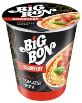 Изображение товара Лапша BIGBON Discovery с томатами и чили, 70 г