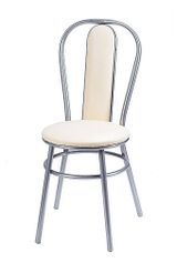 Изображение товара Стул Венский металлический кожзам бежевый