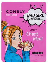 Изображение товара Маска для лица Consly Bad Girl - Good Skin После читмила тканевая Корея, 23 мл