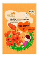 Изображение товара Тканевая маска для лица с пчелиным ядом Mijin Care Daily Dew Корея, 25 г