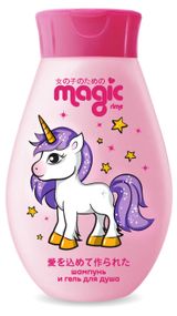 Изображение товара Шампунь и гель для душа 2 в 1 MagicRime Йогуртовая ежевика, 250 мл