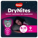 Изображение товара Трусики-подгузники Huggies DryNites для девочек 8-15 лет (27-57 кг), 9 шт