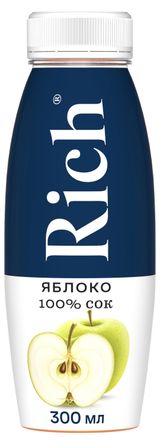 Изображение товара Сок Rich Яблоко, 300 мл