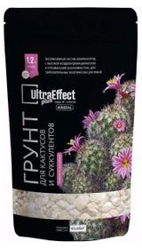 Изображение товара Грунт для кактусов и суккулентов «Эффект БИО» UltraEffect Plus Mineral, 1,2 л