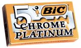 Изображение товара Лезвия для Т-образной бритвы BIC Chrome Platinum Греция, 5 шт