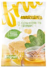 Изображение товара Леденцы на основе трав с Витамином С «Альпийский мёд» Актифрут, 60 г