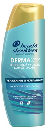 Изображение товара Шампунь против перхоти Head&Shoulders Derma X Pro Увлажнение и Укрепление, 270 мл