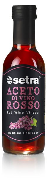 Изображение товара Уксус винный Setra натуральный из красного вина 4% Италия, 250 мл