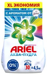Изображение товара Стиральный порошок Ariel Автомат 2в1 Lenor эффект, 4.5 кг (30 стирок)