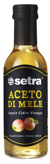 Изображение товара Уксус яблочный Setra натуральный 4% Италия, 250 мл