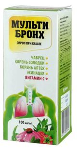 Изображение товара Мульти-Бронх сироп от кашля, 100 мл