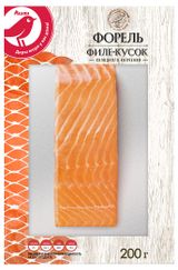 Изображение товара Форель холодного копчения АШАН Красная птица филе-кусок, 200 г