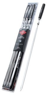 Изображение товара Набор шампуров Forester с деревянными ручками, 6 шт