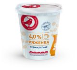 Изображение товара Напиток кисломолочный Ряженка АШАН Красная птица термостатная 4% БЗМЖ, 350 г