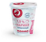 Изображение товара Продукт кисломолочный Наринэ термостатный АШАН Красная птица  1,5% БЗМЖ, 350 г