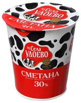 Изображение товара Сметана «Из села Удоево» 30% БЗМЖ, 300 г
