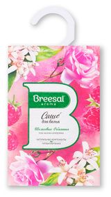 Изображение товара Саше для белья Breesal ароматическое шелковые объятия роза малина флердоранж, 1 шт