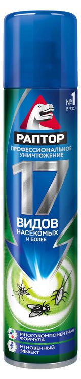 Изображение товара Аэрозоль от насекомых «Раптор» универсальный, 275 мл