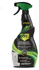 Изображение товара Чистящий спрей для ванны и санфаянса Expel, 600 мл