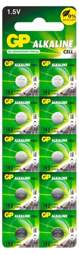 Изображение товара Батарейка GP Alkaline LR41, 10 шт