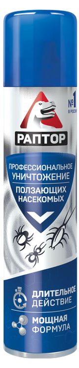 Изображение товара Аэрозоль от клопов «Раптор», 225 мл