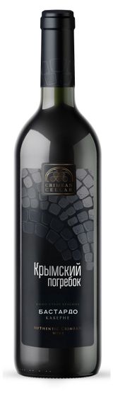 Изображение товара Вино «Крымский погребок» Бастардо красное сухое Россия, 0,75 л