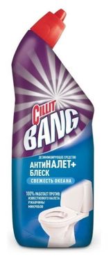 Изображение товара Средство чистящее для туалета Cillit Bang АнтиНалет и Блеск Свежесть Океана, 450 мл