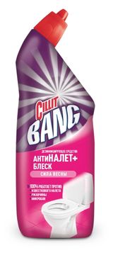 Изображение товара Средство чистящее для туалета Cillit Bang АнтиНалет и Блеск сила весны, 450 мл