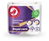 Изображение товара Туалетная бумага АШАН Красная птица 4-х слойная, 4 рулона