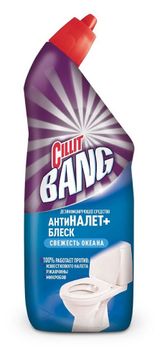 Изображение товара Чистящее средство для унитаза Cillit Bang Свежесть океана Антиналет блеск, 750 мл