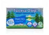 Изображение товара Масло сливочное «Тысяча Озер» 82% БЗМЖ, 400 г