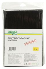 Изображение товара Коврики для автомобиля «Каждый День» влаговпитывающие, 4 шт
