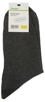 Изображение товара Носки мужские «Каждый День» темно-серые, р. 29 (43-44)