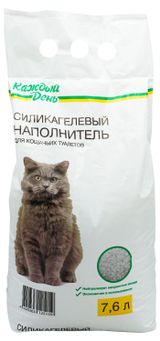 Изображение товара Наполнитель для туалета «Каждый День» силикагелевый, 7,6 л