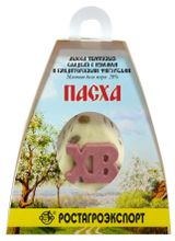 Изображение товара Масса творожная «РостАгроЭкспорт» Пасха сладкая с изюмом и кондитерскими фигурками сумочка 20%, 500 г