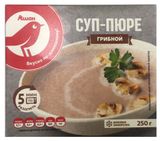 Изображение товара Суп-пюре АШАН Красная птица Грибной с шампиньонами замороженный, 250 г