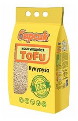 Изображение товара Наполнитель для кошачьего туалета «Барсик» Tofu Кукуруза комкующийся, 4,54 л