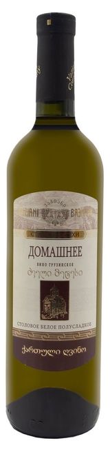 Изображение товара Вино Vaziani Старый Метехи домашнее белое полусладкое Грузия, 0,75 л