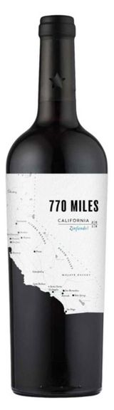 Изображение товара Вино 770 Miles Zinfandel красное сухое США, 0,75 л