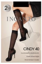 Изображение товара Гольфы Incanto Cindy 40 den черные р.универсальный, 2 пары