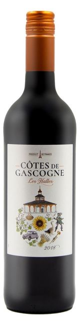 Изображение товара Вино Cotes de Gascogne Les Halles красное полусухое Франция, 0,75 л