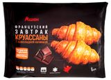 Изображение товара Круассаны сладкие АШАН Красная птица с шоколадной начинкой замороженные 6 шт, 420 г
