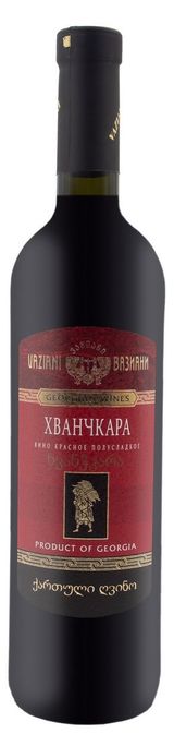 Изображение товара Вино «Старый Тбилиси» Хванчкара красное полусладкое Грузия, 0,75