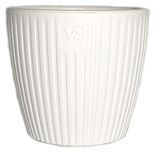 Изображение товара Горшок цветочный Эви VipSet Белый, 14 см