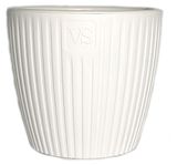 Изображение товара Горшок цветочный Эви VipSet Белый, 20 см
