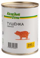 Изображение товара Тушенка «Каждый день» свиная, 340 г