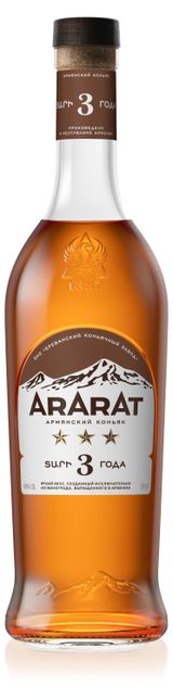 Изображение товара Коньяк ARARAT 3 звезды Армения, 0,5 л