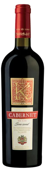 Изображение товара Вино Kuban Crown Cabernet красное полусладкое Россия, 0,75 л
