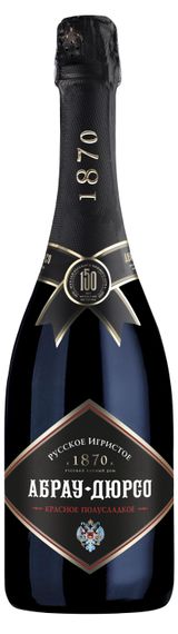 Изображение товара Игристое вино «Русское Игристое» красное полусладкое Россия, 0,75 л